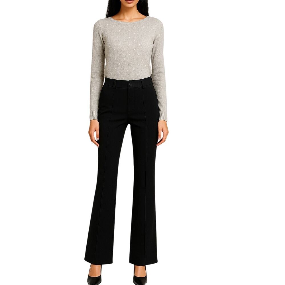 Gap Pants Womens 6 Seams Black Stretch Career Casual